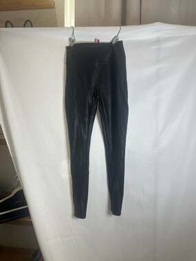 Kids 10-12 Spanx Faux Leather Leggings Black High Waisted